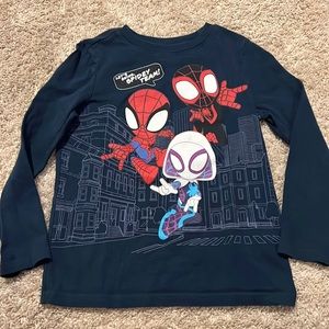 Spidey and friends long sleeve shirt